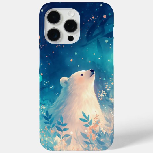 幻想的な不思議の国のシロクマ Case-Mate iPhoneケース (裏面)