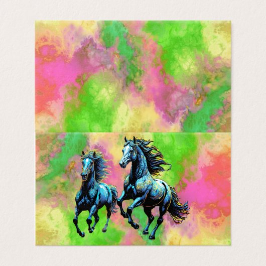 幻想的な二頭馬 (外部フラット)