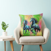 幻想的な二頭馬 クッション (椅子)