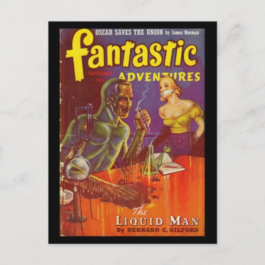 幻想的な冒険v03 n07 (1941-09.Ziff-Davis)_ ポストカード (正面)