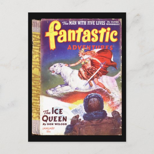 幻想的な冒険v05 n01 (1943-01.Ziff-Davis)_ ポストカード (正面)