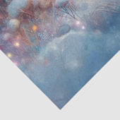 幻想的な冬の森のウサギのデコパージュ 薄葉紙 (詳細)