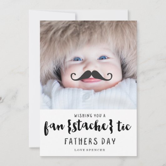 幻想的な口髭 | FATERS DAY CARD カード (正面)
