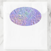 幻想的な地平線 : 楕円形シール (バッグ)