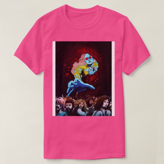 幻想的な地球オーム Tシャツ (デザイン正面)