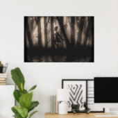 幻想的な垣間見える大きなポスター ポスター (ホームオフィス)