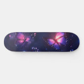 幻想的な夜の蝶の庭 スケートボード (横)