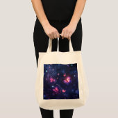 幻想的な夜の蝶の庭 トートバッグ (正面(商品))