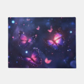 幻想的な夜の蝶の庭 ドアマット (正面)