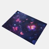 幻想的な夜の蝶の庭 ドアマット (アングル)