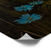 幻想的な夜景 – 夢のような川のシーン ポスター (角)