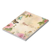 幻想的な夢の風景 – みすぼらしいシックなアニマルステーション ノートパッド (回転)