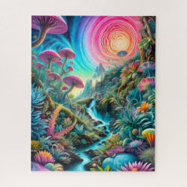 幻想的な夢サイケデリックの風景 ジグソーパズル
