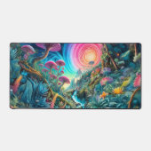 幻想的な夢サイケデリックの風景 デスクマット (正面)