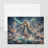 幻想的な天体魔法使い ポストカード (正面/裏面)