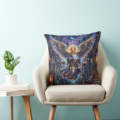 幻想的な天使の星空マジックスロー枕 クッション (椅子)