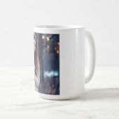 幻想的な天使の芸術 セラミック コーヒーマグカップ | ファンタジー A (正面右)