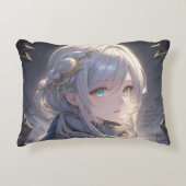 幻想的な女の子アクセント枕 アクセントクッション (正面)