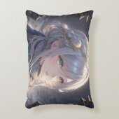 幻想的な女の子アクセント枕 アクセントクッション (正面(垂直))