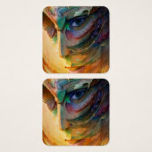 幻想的な女性ポートレート (正面&裏面)