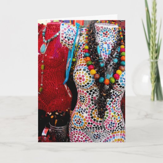 幻想的な女性型枠 カード (正面)