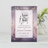 幻想的な妖精の灯りの森の結婚式 セーブザデート (スタンド正面)