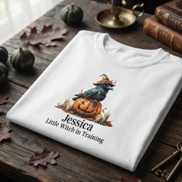 幻想的な子供のオニキスのゴシックラヴェン Tシャツ