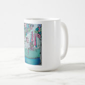 幻想的な子供時代の夢の風景マグカップ コーヒーマグカップ (正面右)