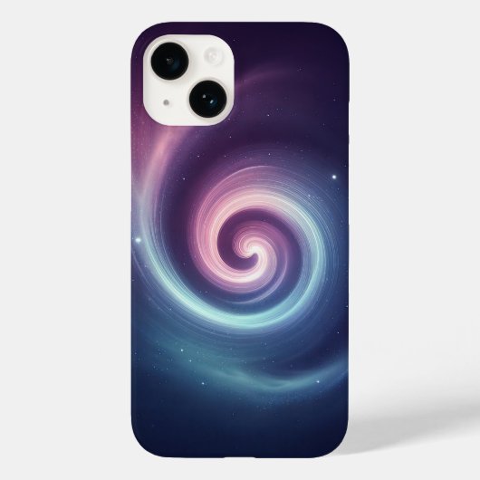 幻想的な宇宙銀河スパイラル - 夢のようなパステル星雲 Case-Mate iPhoneケース (裏面)
