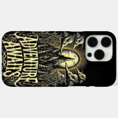 . .幻想的な山の風景で冒険を待つ Case-Mate iPhoneケース (裏面 (横))