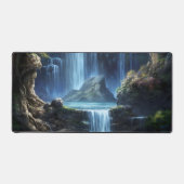 幻想的な幻想の滝の夢の風景 デスクマット (正面)