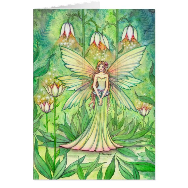 幻想的な庭園の妖精イラスト (正面)