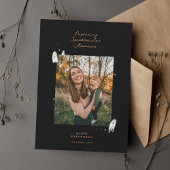 幻想的な思い出のハロウィーン写真の挨拶 シーズンカード