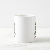 幻想的な思考のカエル コーヒーマグ コーヒーマグカップ (中央)