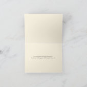 幻想的な手描きのワイナリー　ワインぶどう　ぶどう園 サンキューカード (内部)