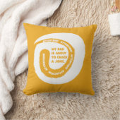 幻想的な文字私のパパが冗談を言おうとしている クッション (ブランケット)