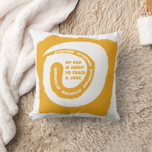 幻想的な文字私のパパが冗談を言おうとしている クッション (ブランケット)