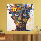 幻想的な旋風 キャンバスプリント (インサイチュ (リビング))