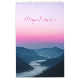 幻想的な日の出の風景フォトカレンダー カレンダー