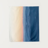 幻想的な日没の霧の層 タペストリー (正面)