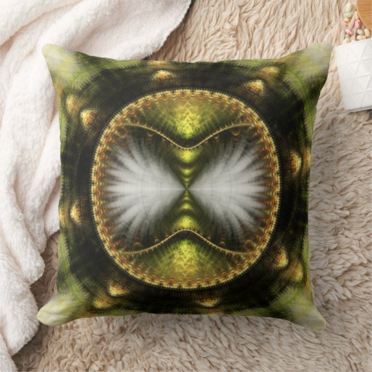 幻想的な明るいパターンの放射 クッション (ブランケット)