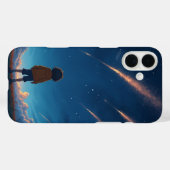 幻想的な星と夢を見る子供 Case-Mate iPhoneケース (裏面 (横))