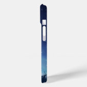 幻想的な星空の草原に黒猫 Case-Mate iPhoneケース (裏面 / 左)