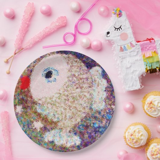 幻想的な星空の魚の子供の誕生日パーティーペーパー ペーパープレート (パーティー)