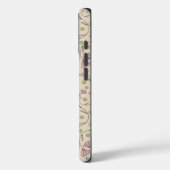 幻想的な春のツル – 花柄ドットモバイルケース Case-Mate iPhoneケース (裏面 / 左)
