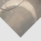 幻想的な月夜の森の妖精の水彩画 薄葉紙 (詳細)