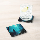 幻想的な月明かりの森のスピリッツ コースター (右側)