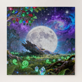 幻想的な森のジグソーパズル フルムーン ジグソーパズル