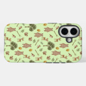 幻想的な森の仲間たち 水彩柄 Case-Mate iPhoneケース (裏面 (横))
