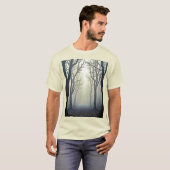 幻想的な森の小道: 不気味な美しさ Tシャツ (正面フル)